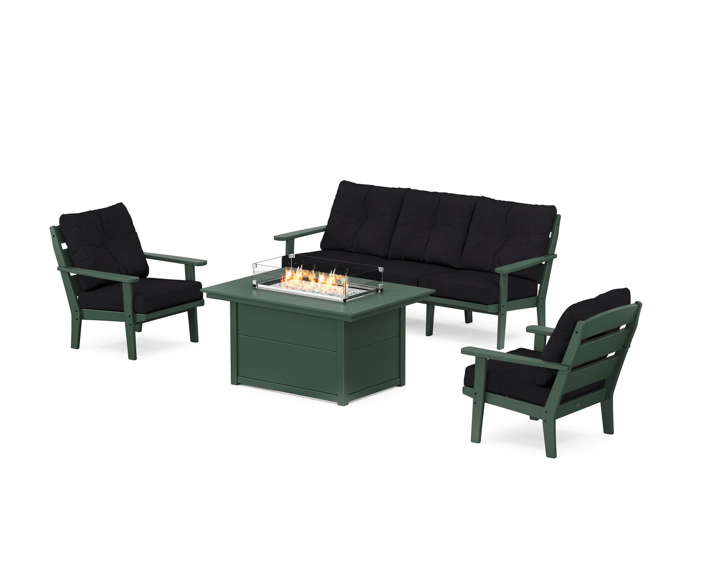 Lakeside Deep Seating Fire Pit Table Set