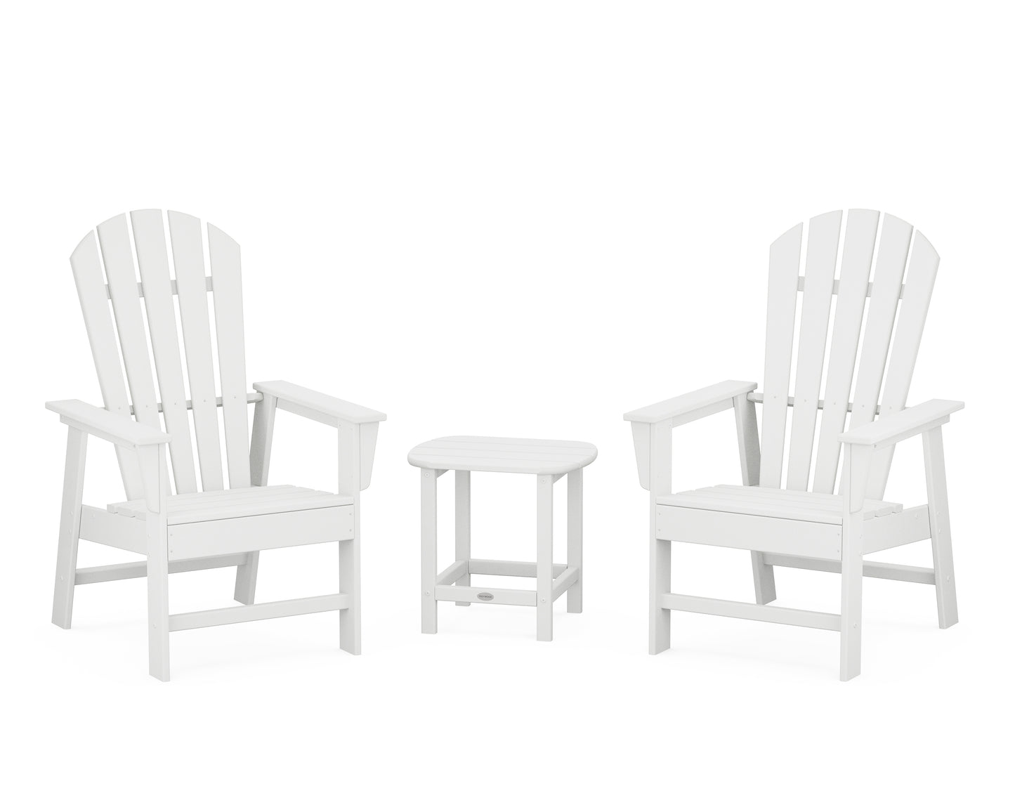 South Beach Casual Chair 3-Piece Set with 18" South Beach Side Table