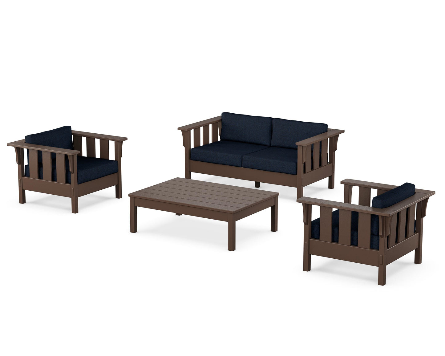 Acadia 4-Piece Deep Seating Set with Loveseat