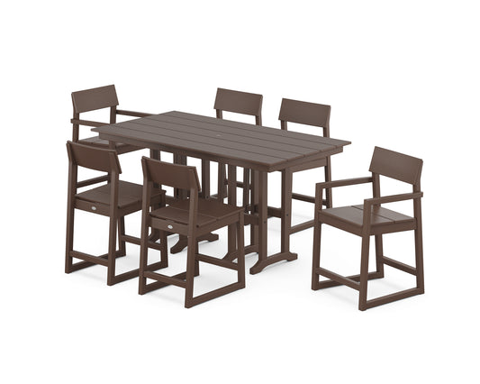 EDGE 7-Piece Farmhouse Counter Set