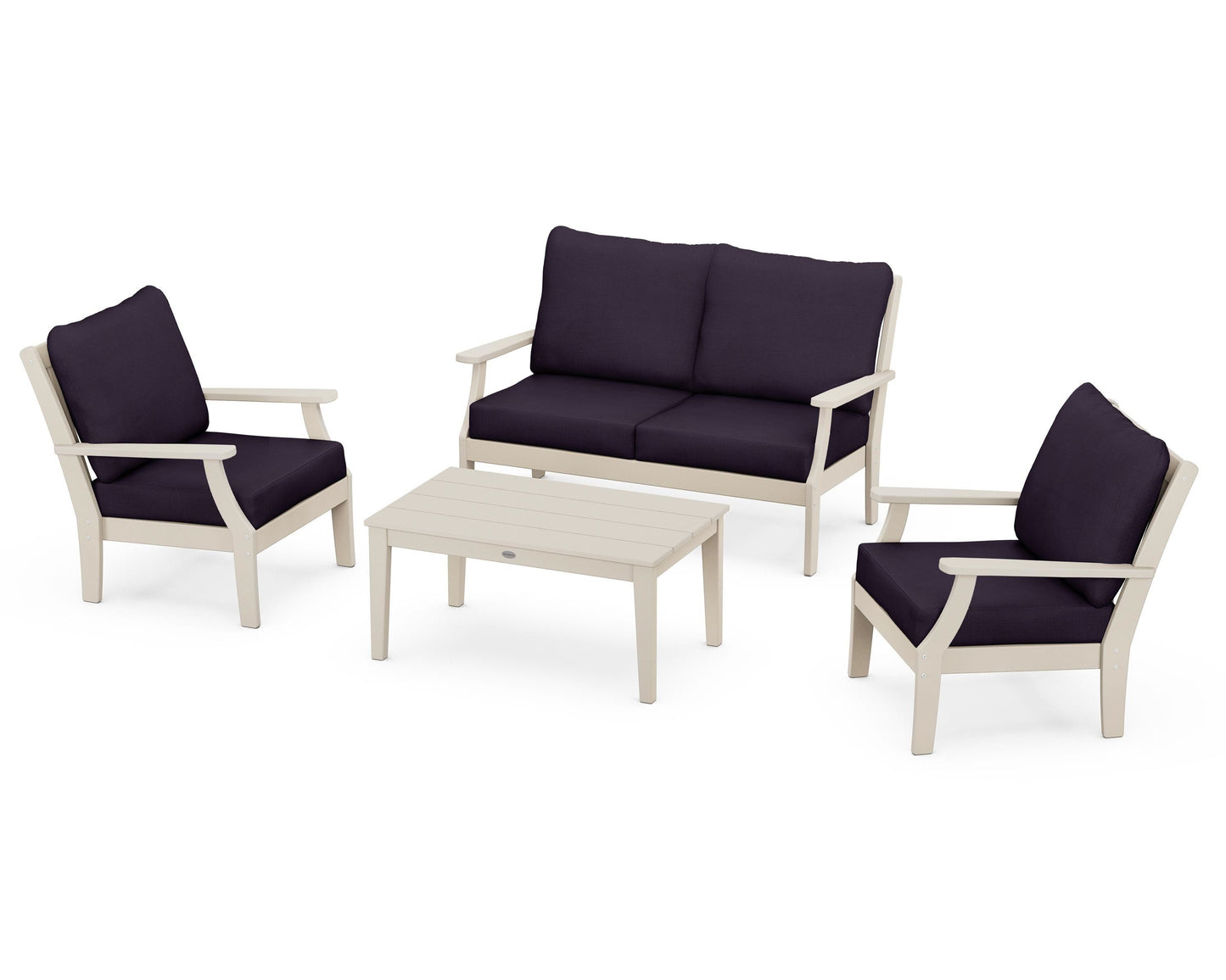 Braxton 4-Piece Deep Seating Chair Set