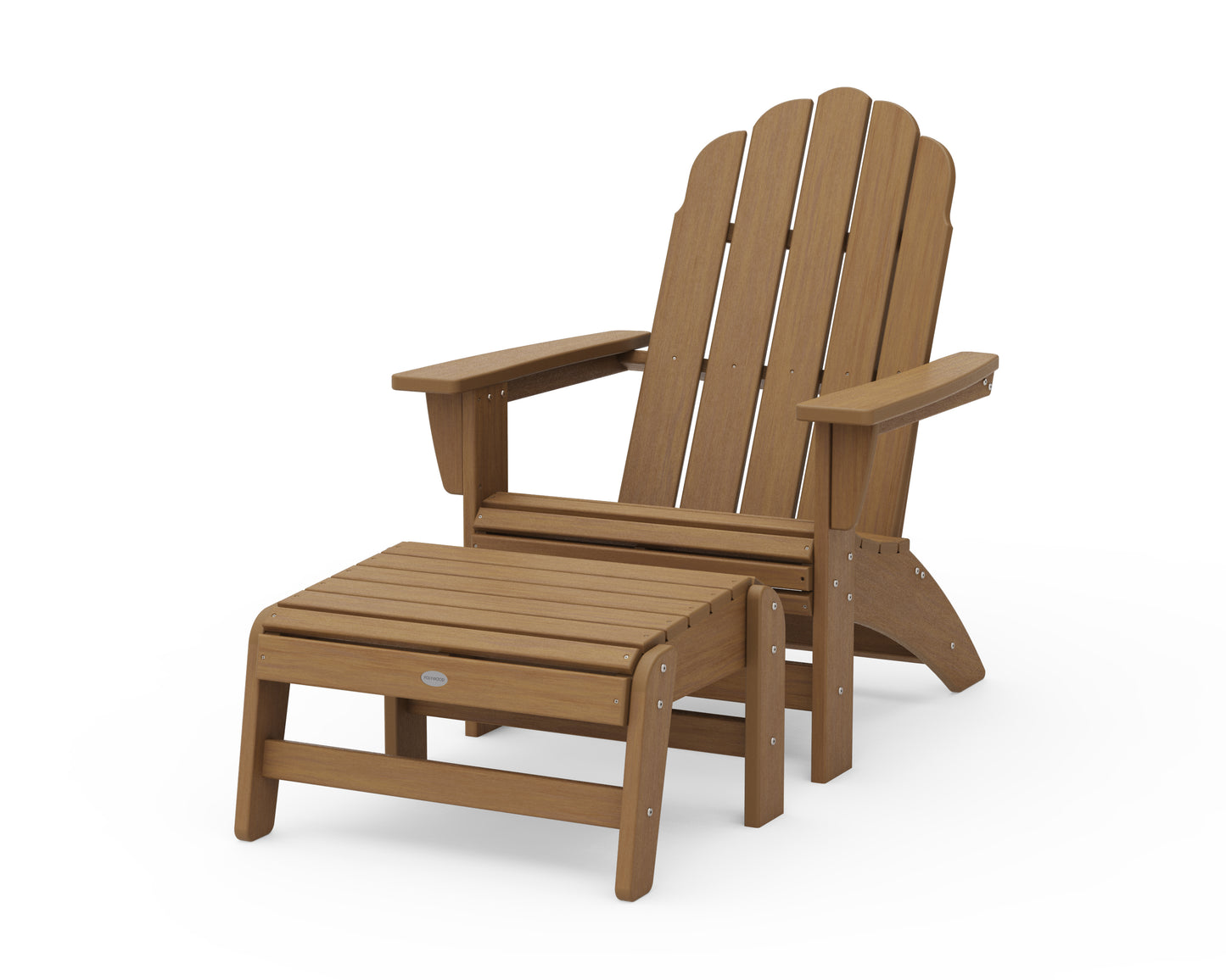 Vineyard Grand Adirondack Chair with Ottoman