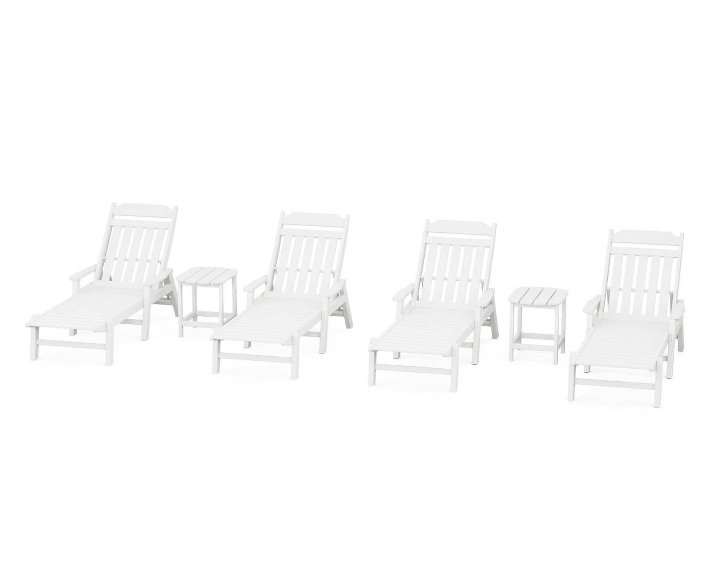 Cottage 6-Piece Chaise Set with Arms