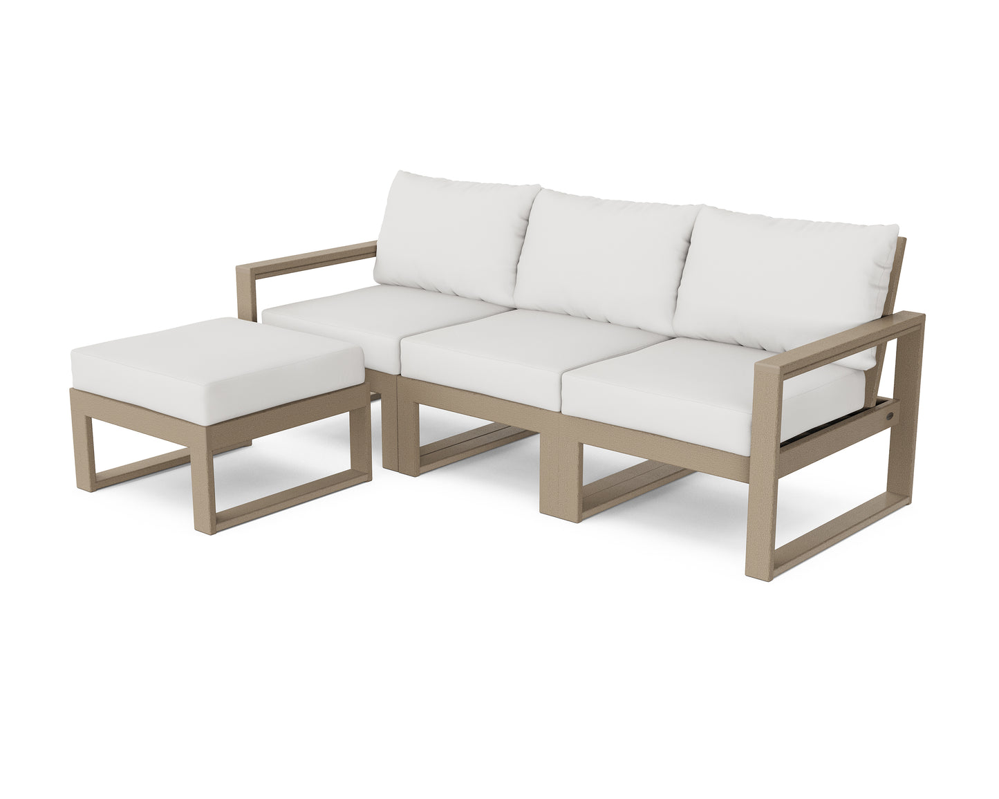 EDGE 4-Piece Modular Deep Seating Set with Ottoman