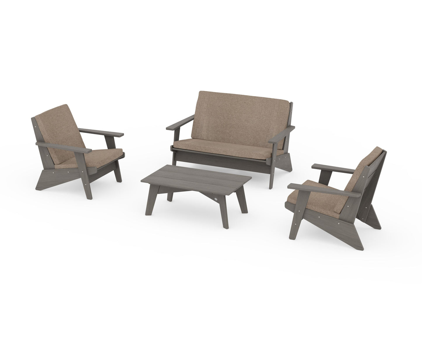 Riviera Modern Lounge 4-Piece Set