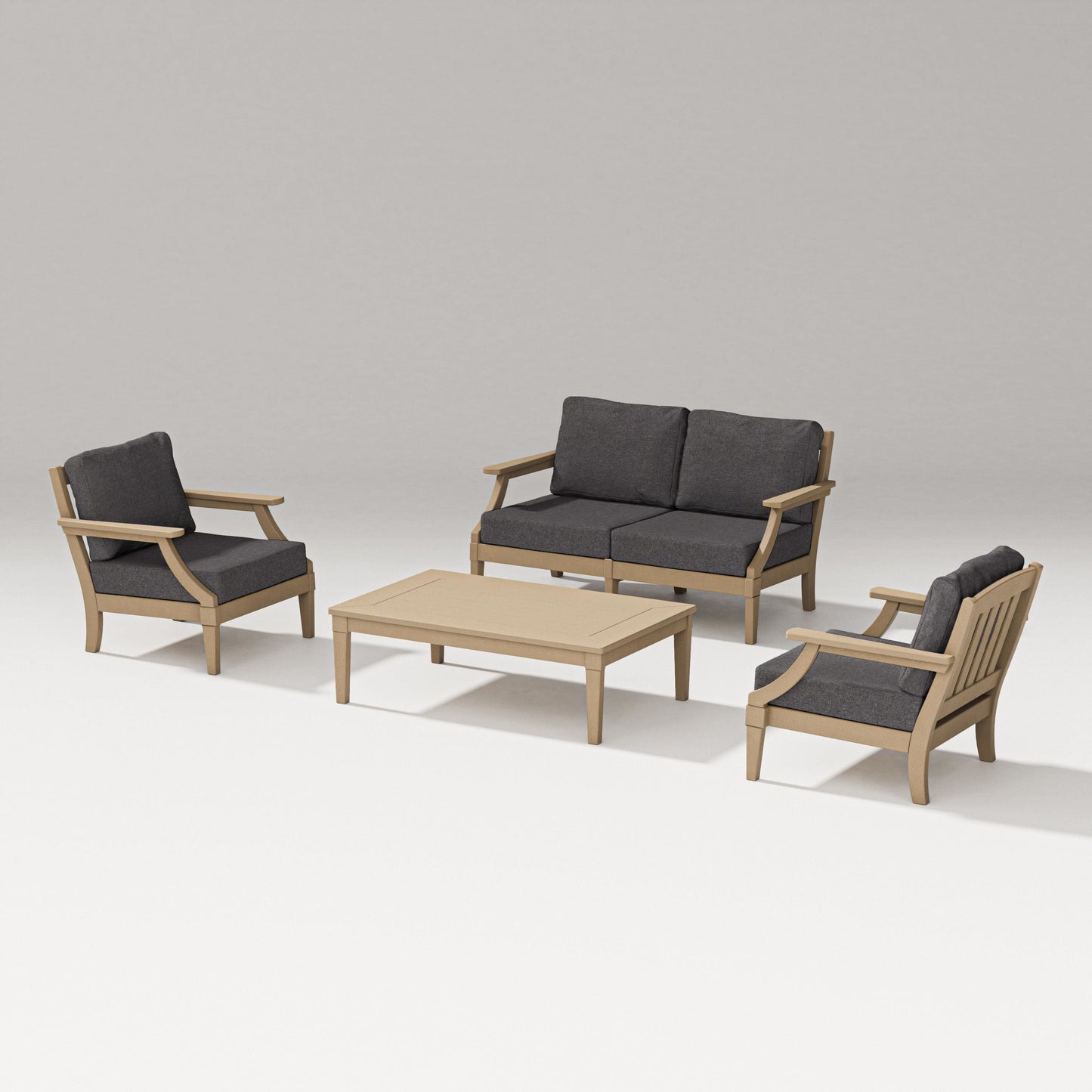 Estate Lounge 4-Piece Loveseat Set