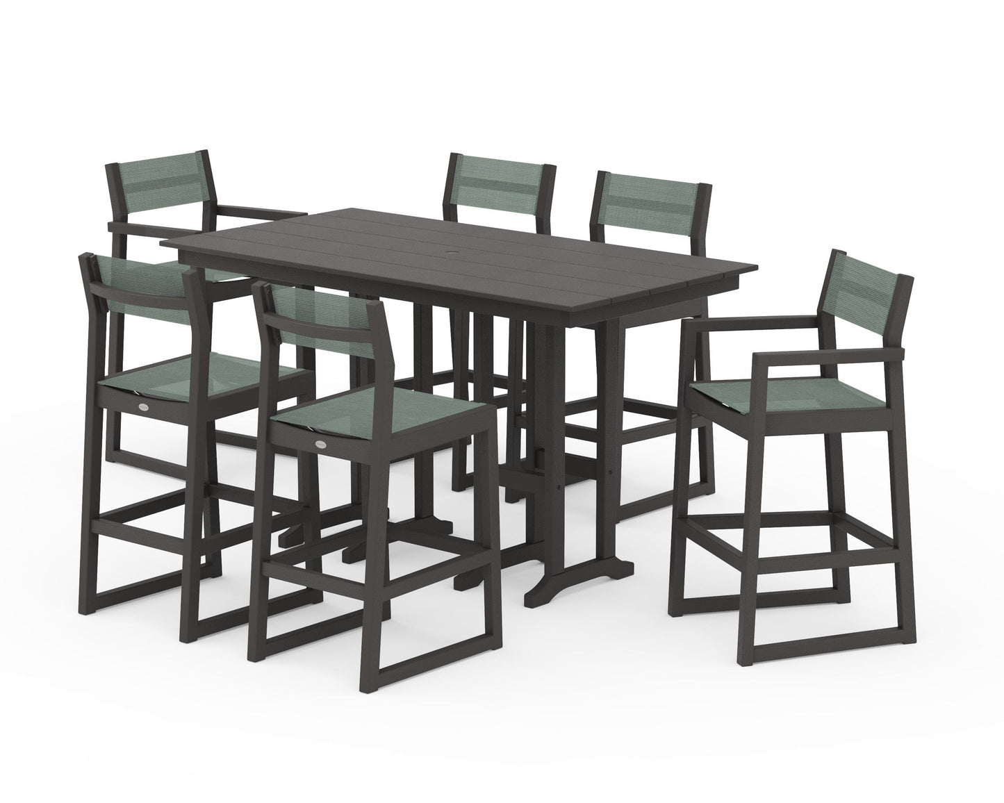 EDGE Sling 7-Piece Farmhouse Bar Set