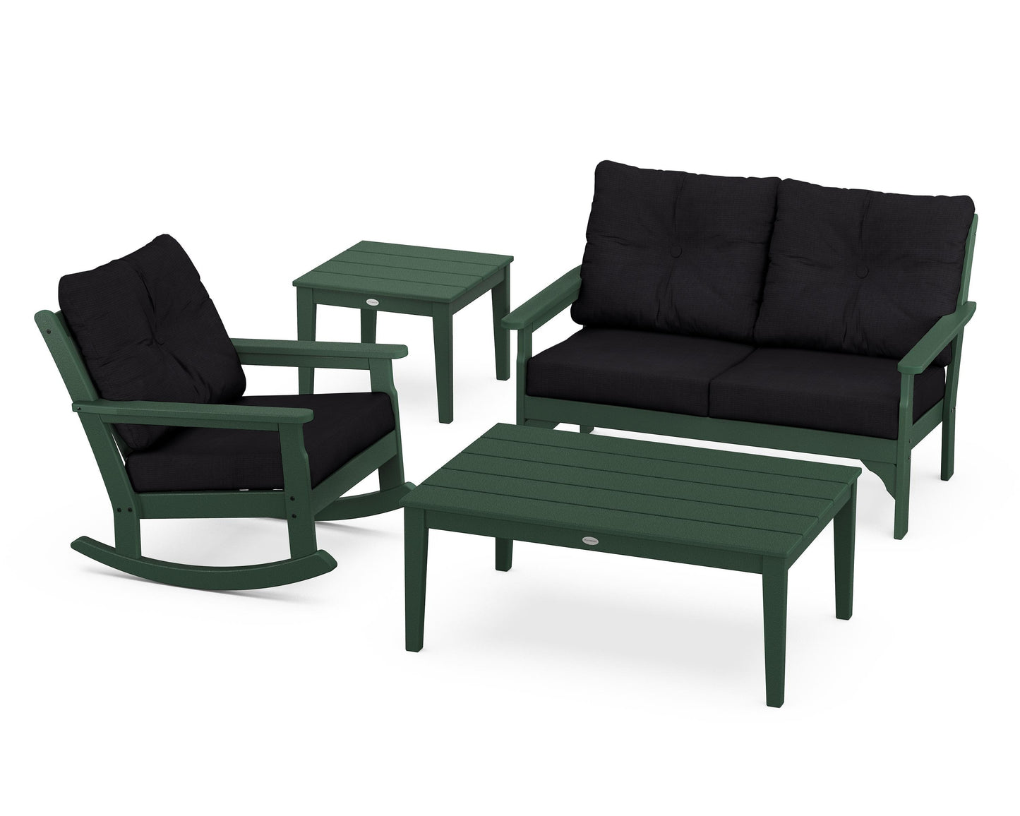 Vineyard 4-Piece Deep Seating Rocker Set