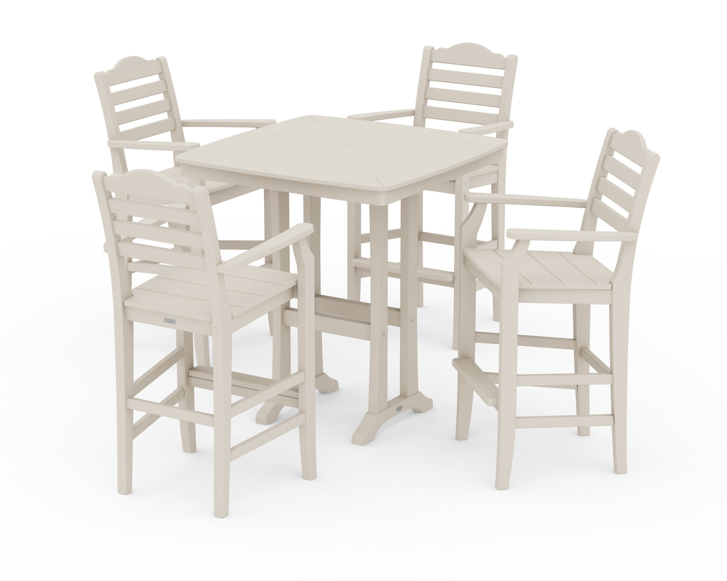 Savannah 5-Piece Bar Set with Trestle Legs
