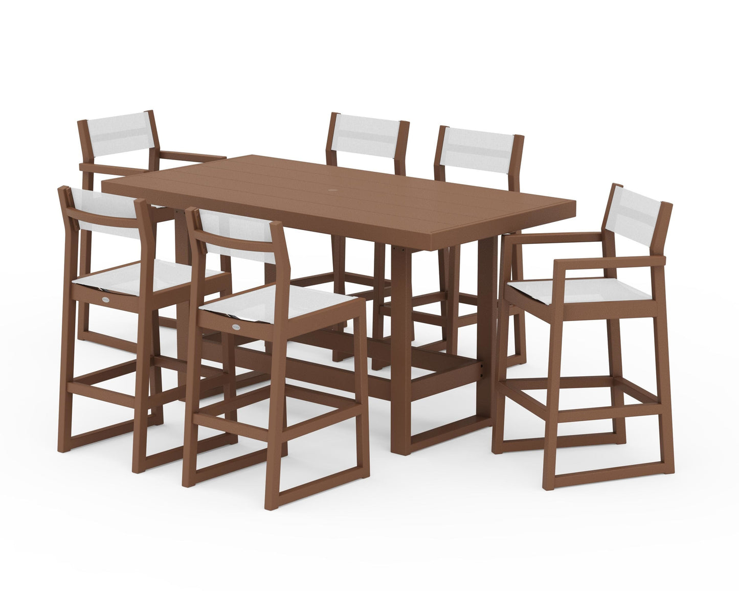 EDGE Sling 7-Piece Bar Table Set