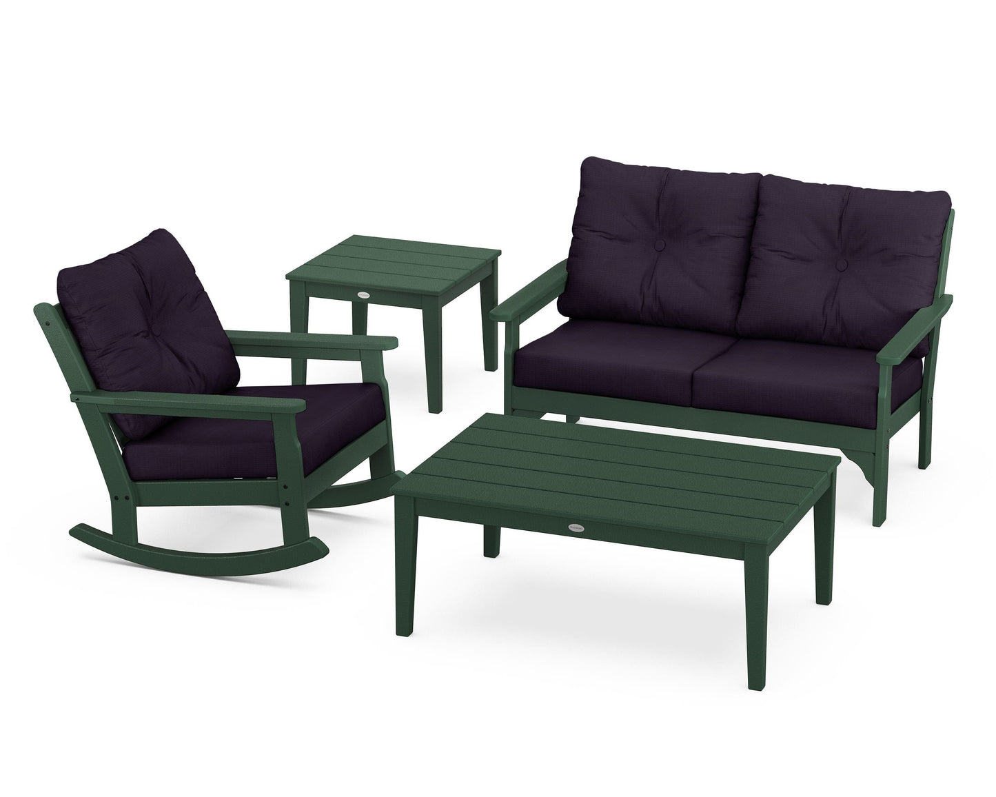 Vineyard 4-Piece Deep Seating Rocker Set