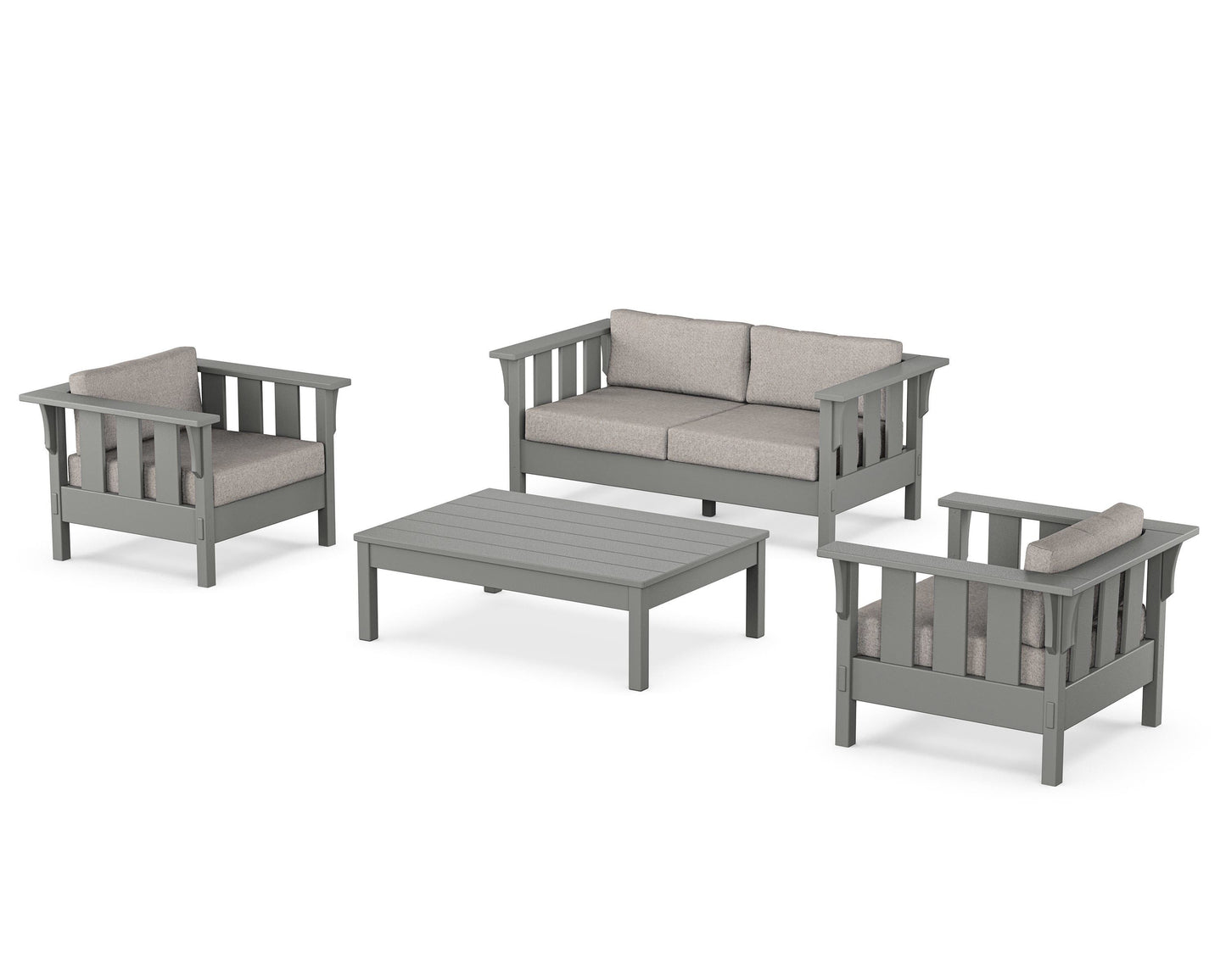 Acadia 4-Piece Deep Seating Set with Loveseat