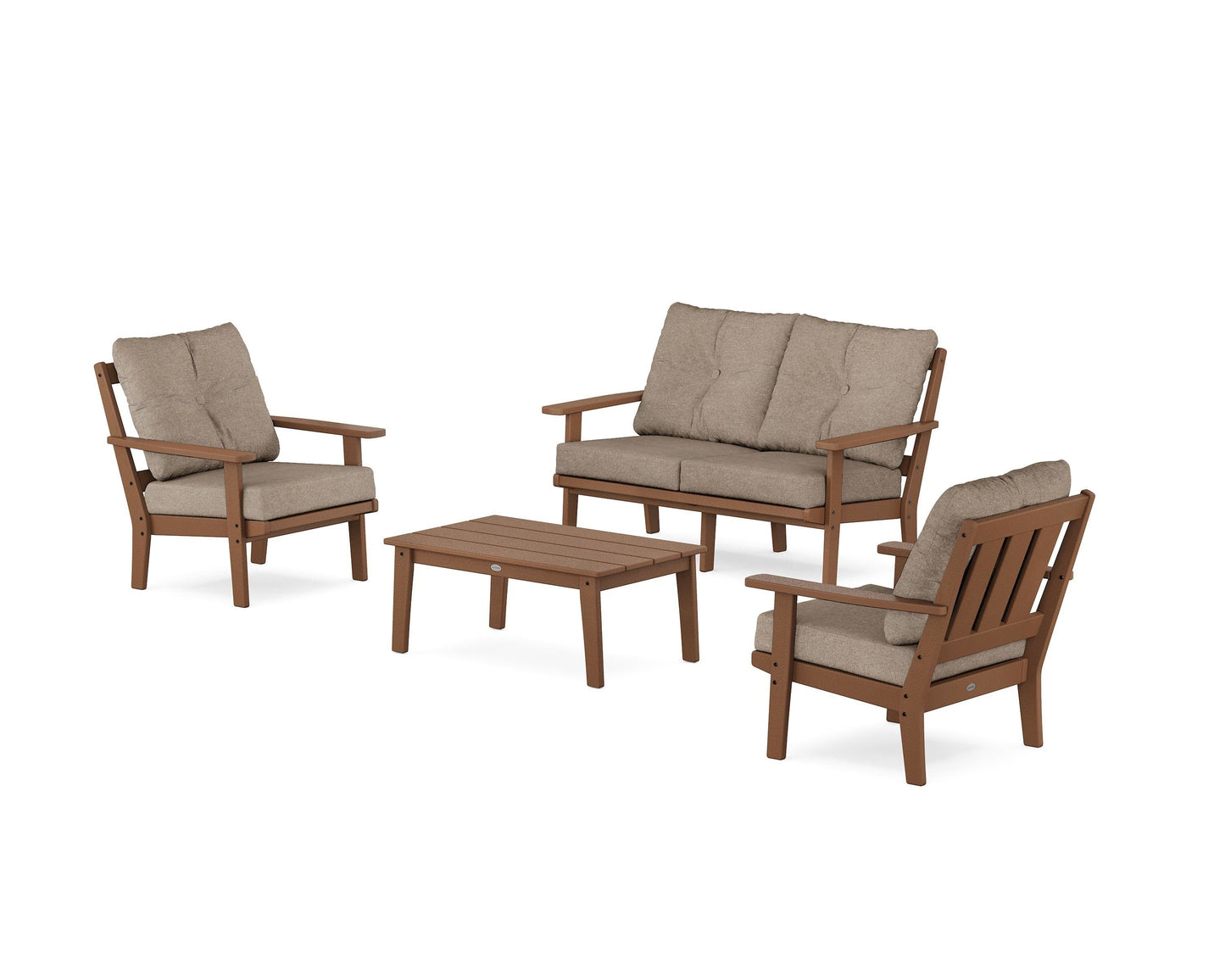 Oxford 4-Piece Deep Seating Set with Loveseat