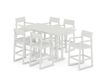 EDGE Arm Chair 7-Piece Farmhouse Bar Set