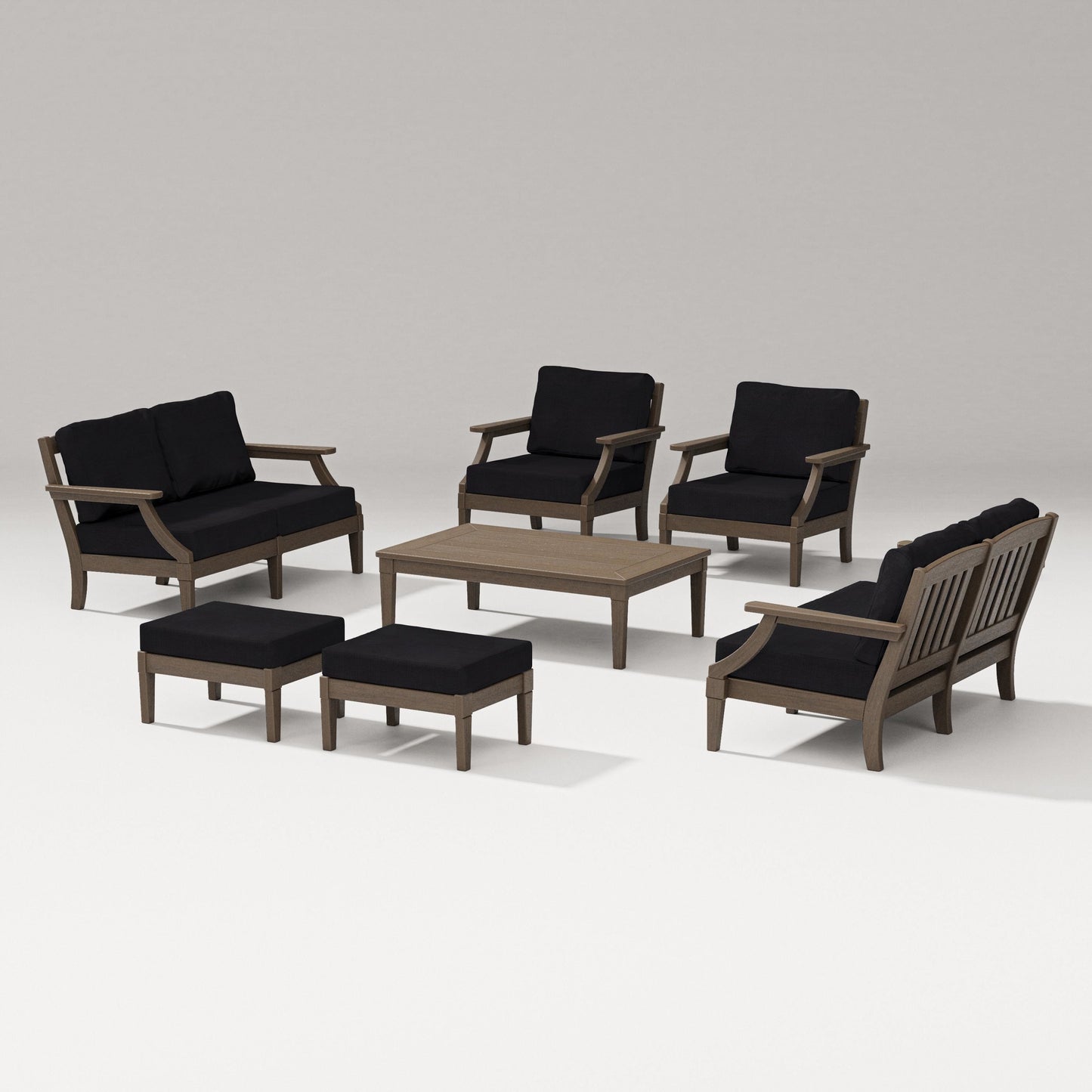 Estate 7-Piece Lounge Loveseat Set