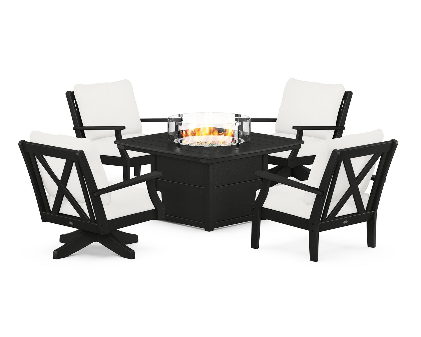 Braxton 5-Piece Deep Seating Set with Fire Table