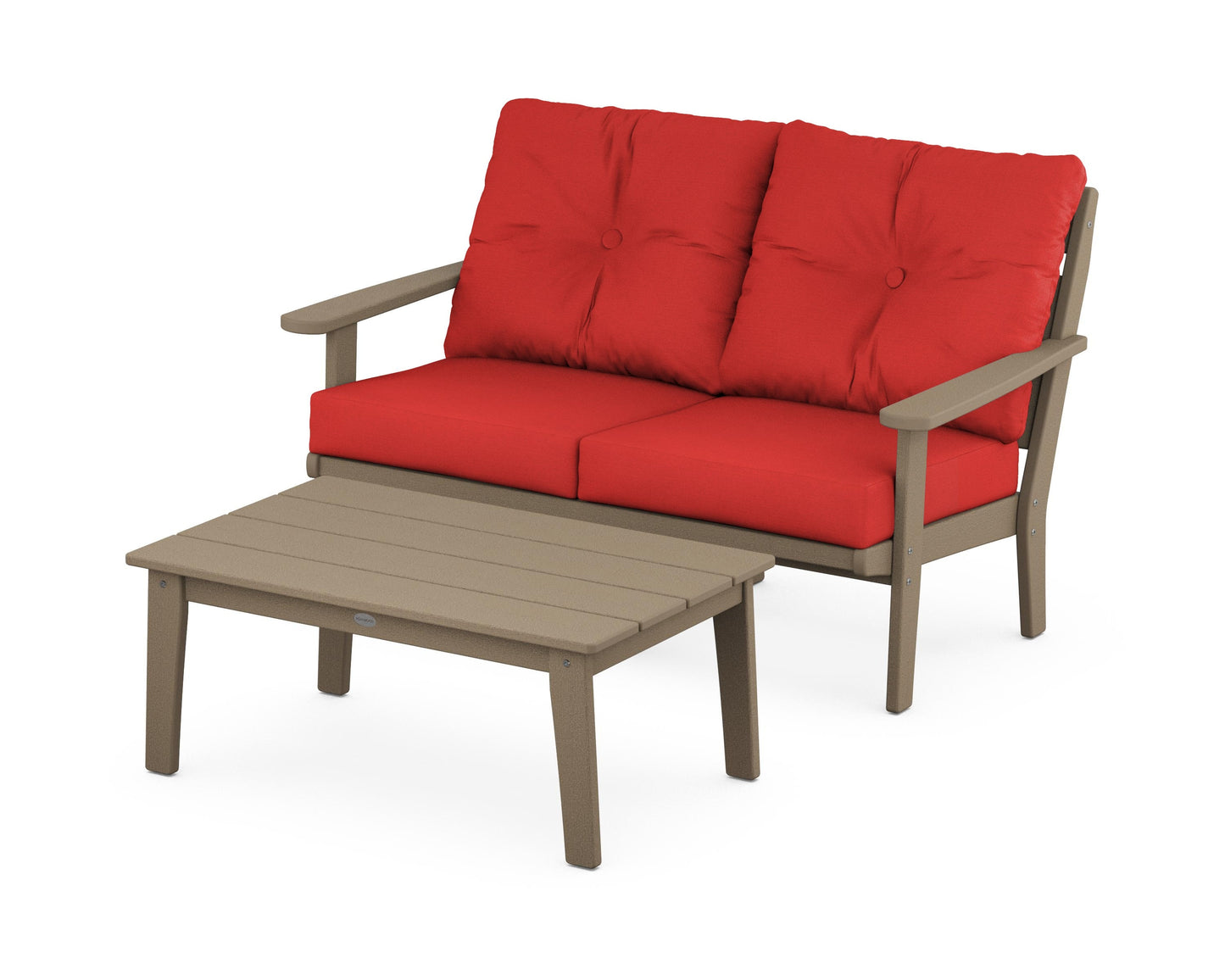 Lakeside 2-Piece Lounge Loveseat Set