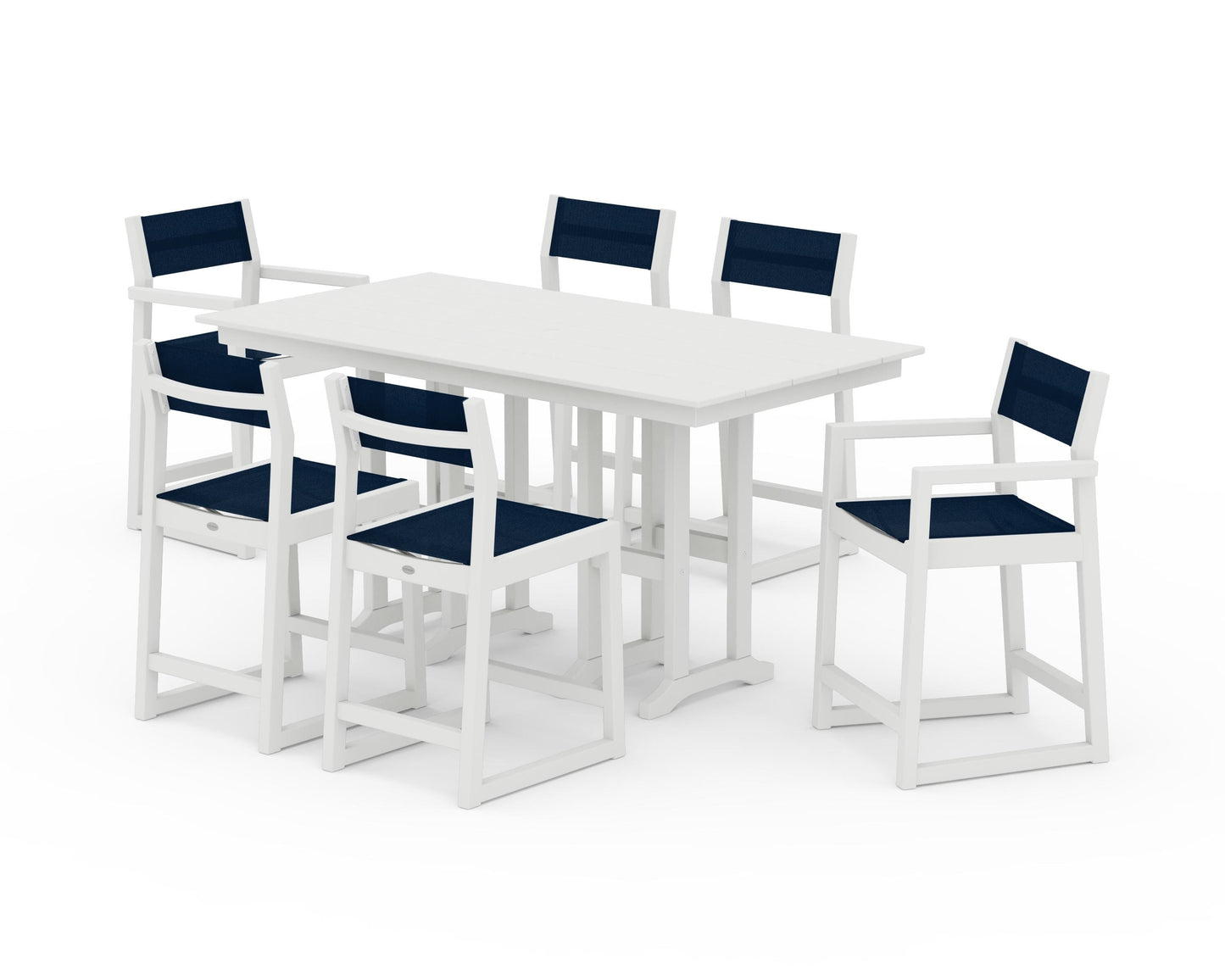 EDGE Sling 7-Piece Farmhouse Counter Set