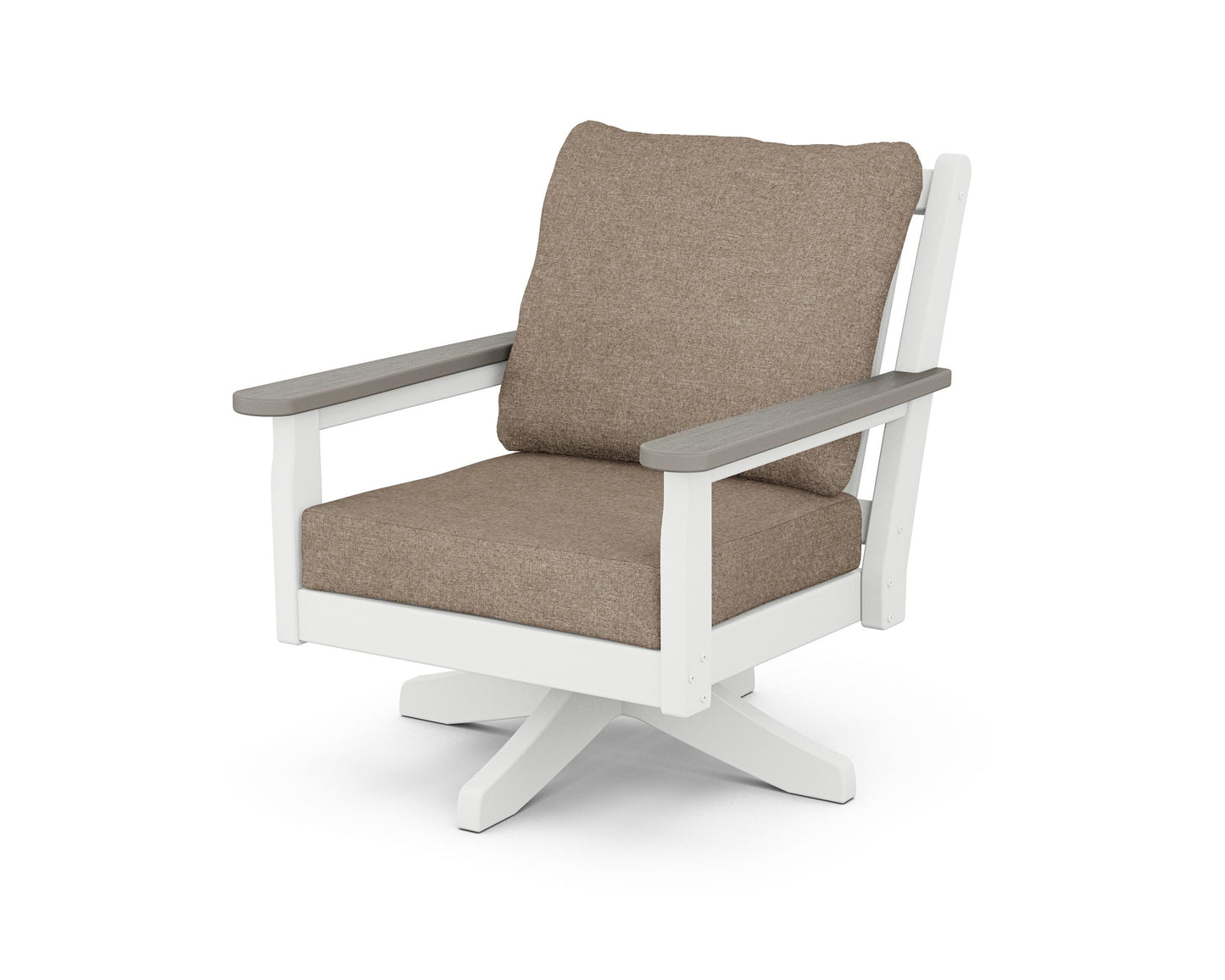 Chippendale Deep Seating Swivel Chair