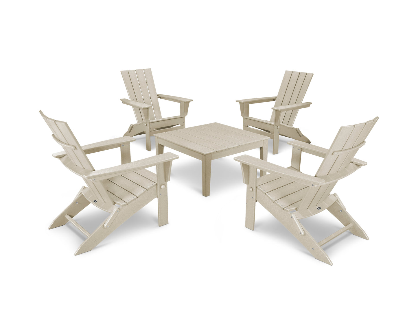 Quattro Folding Chair 5-Piece Conversation Set