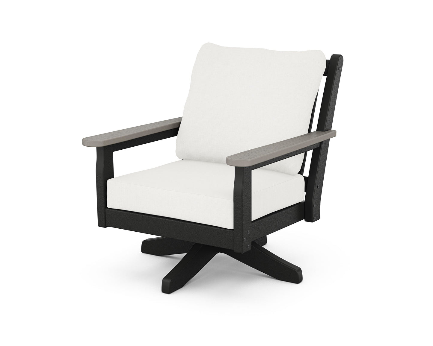 Chippendale Deep Seating Swivel Chair