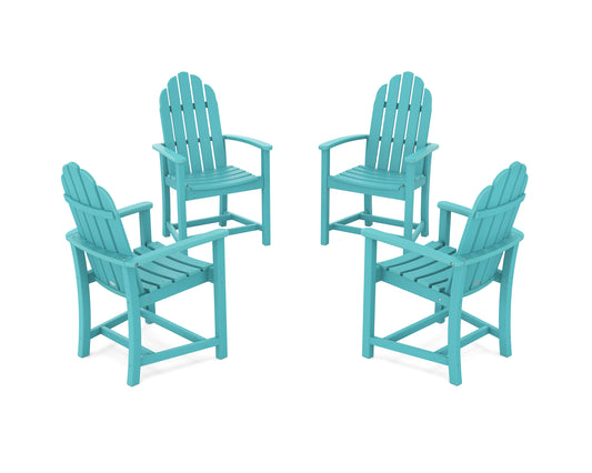 Classic 4-Piece Upright Adirondack Conversation Set