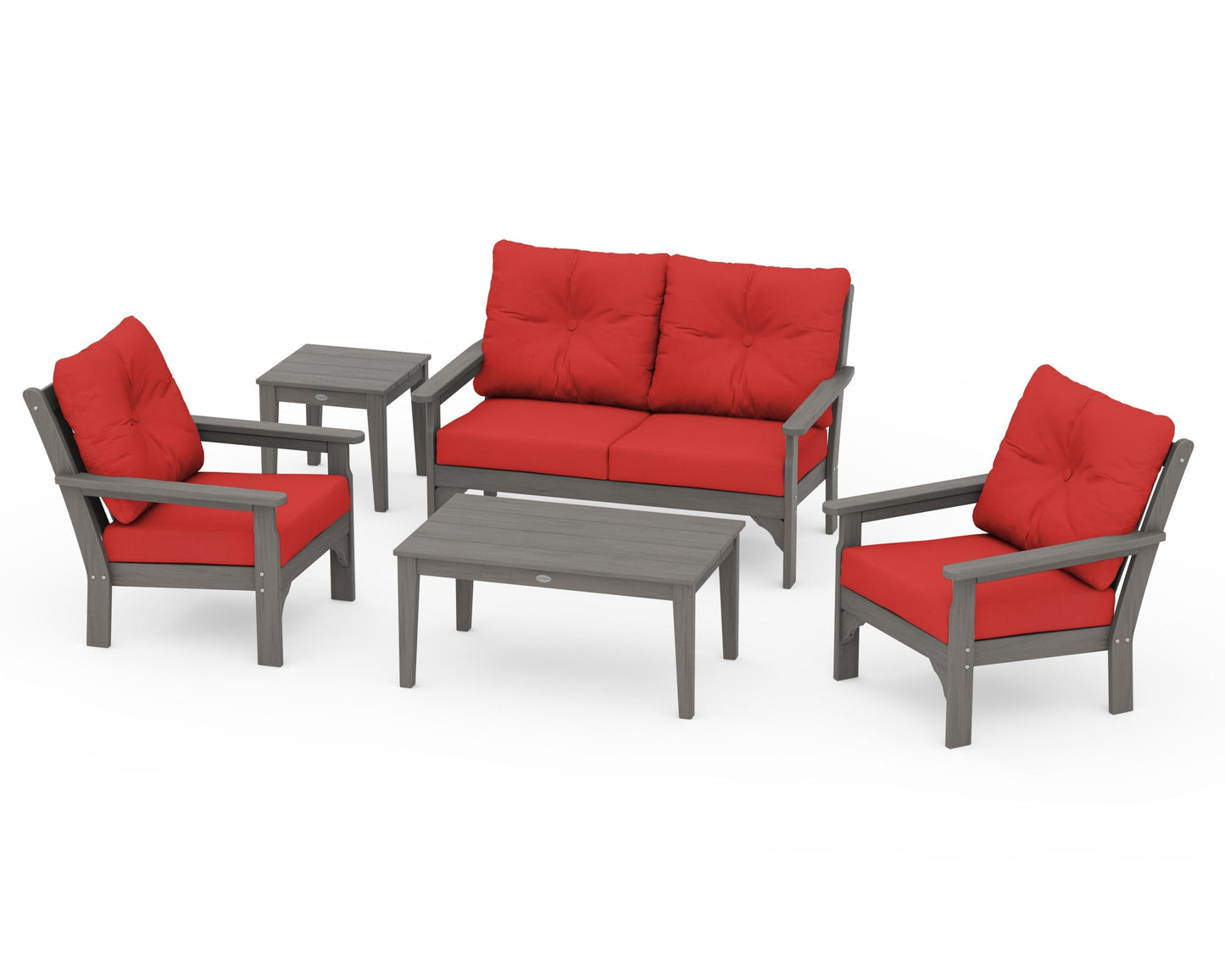 Vineyard 5-Piece Deep Seating Set