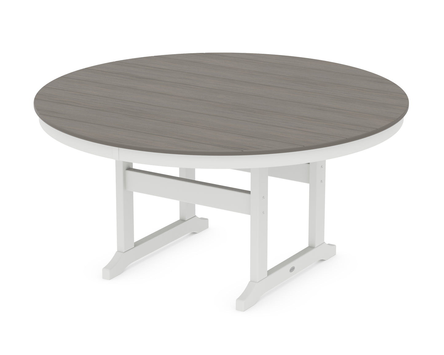 60" Round Farmhouse Dining Table