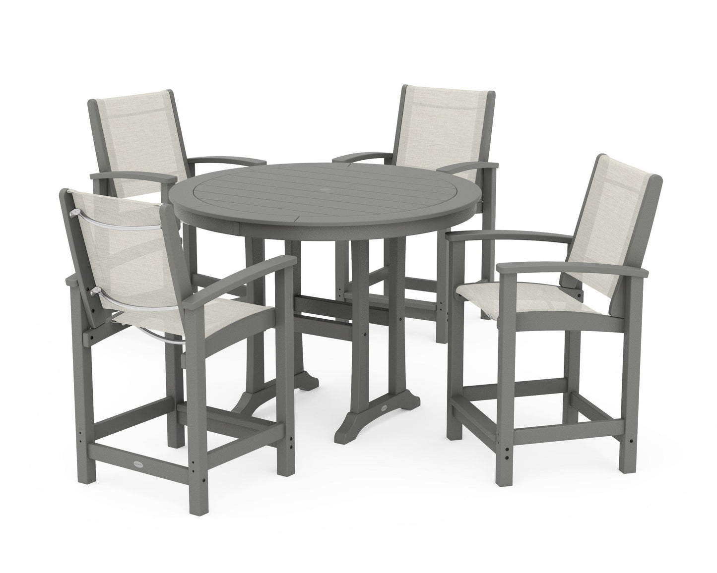 Coastal 5-Piece Counter Set