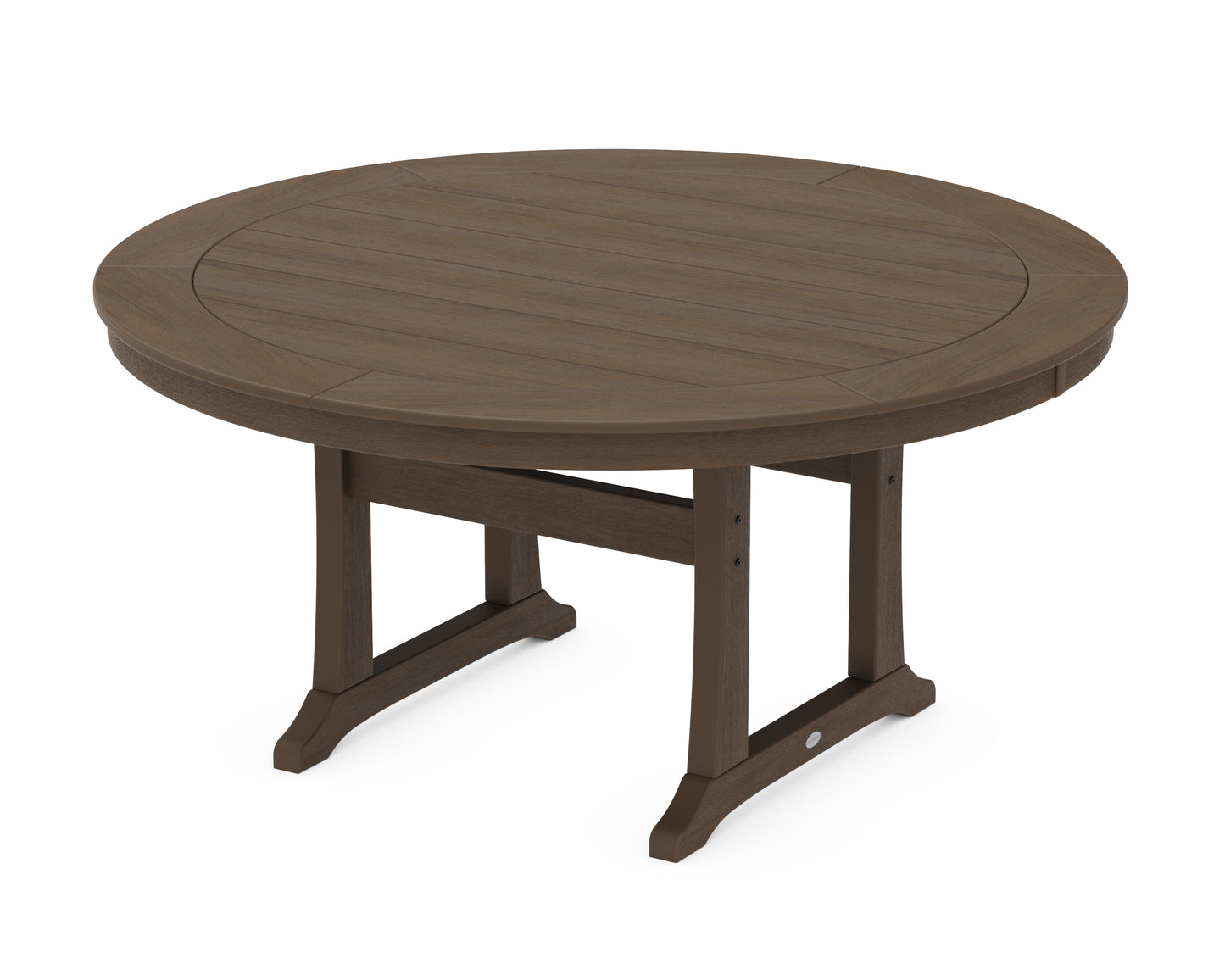 Nautical Trestle 60" Round Dining Table