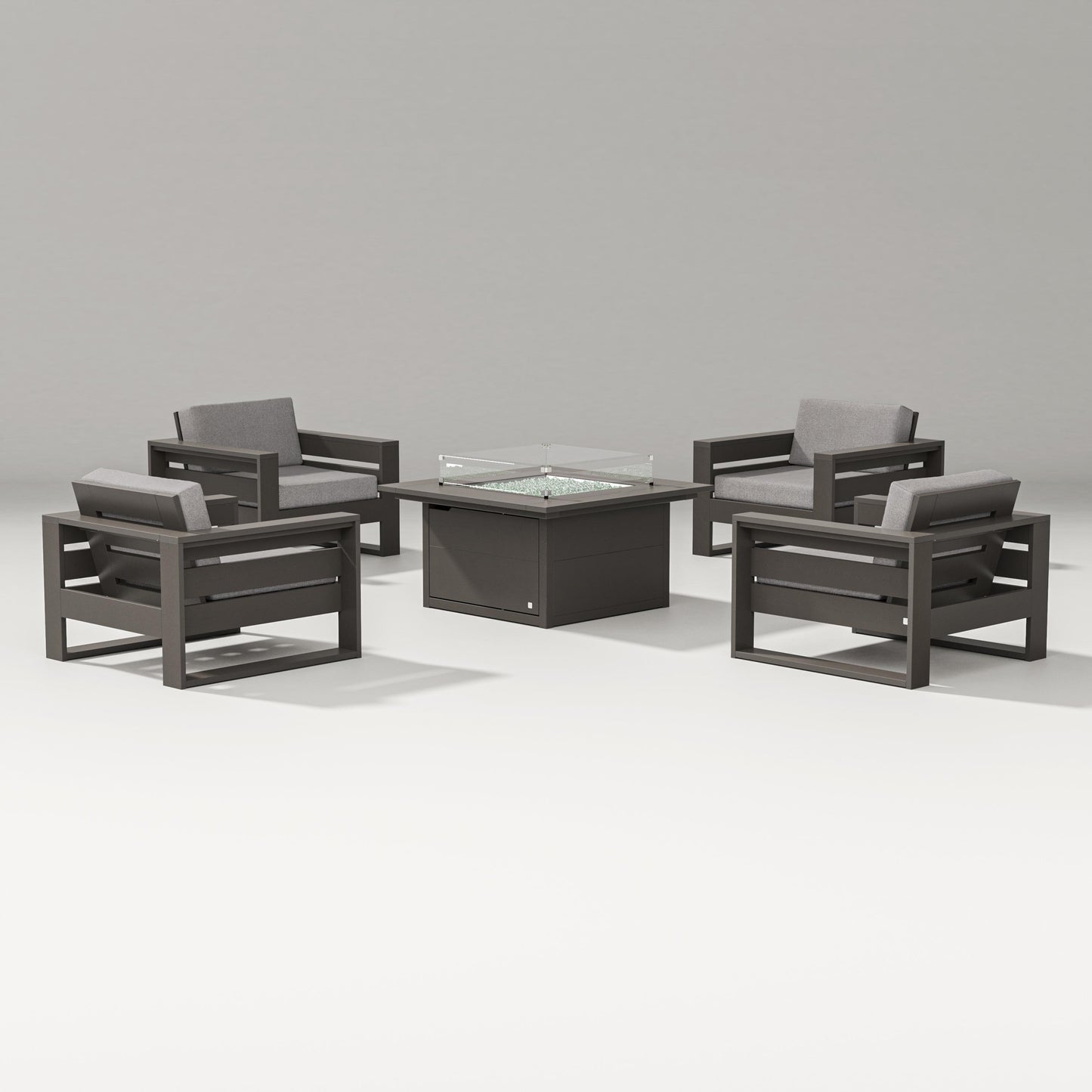 Latitude 5-Piece Lounge Fire Table Set
