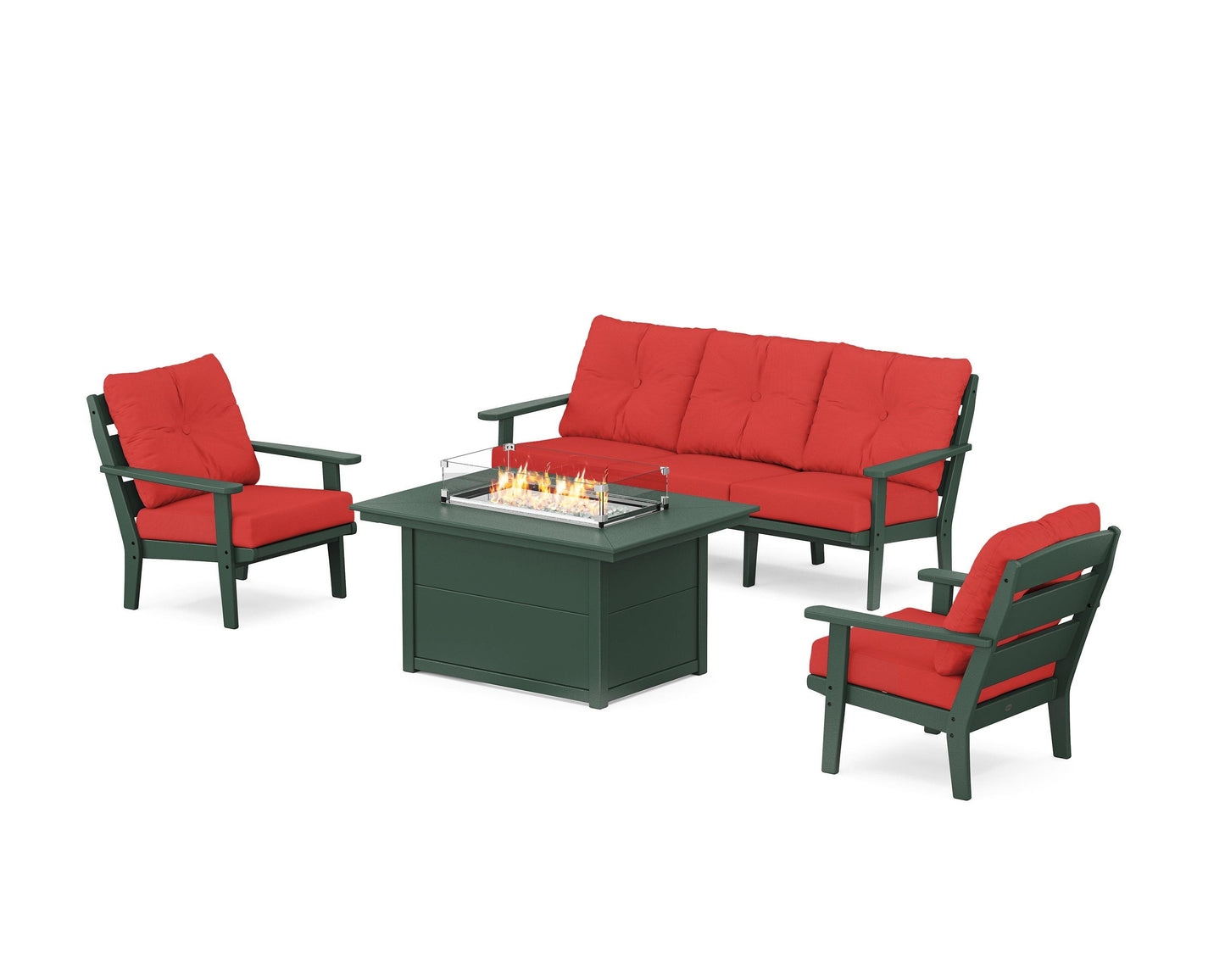 Lakeside Deep Seating Fire Pit Table Set