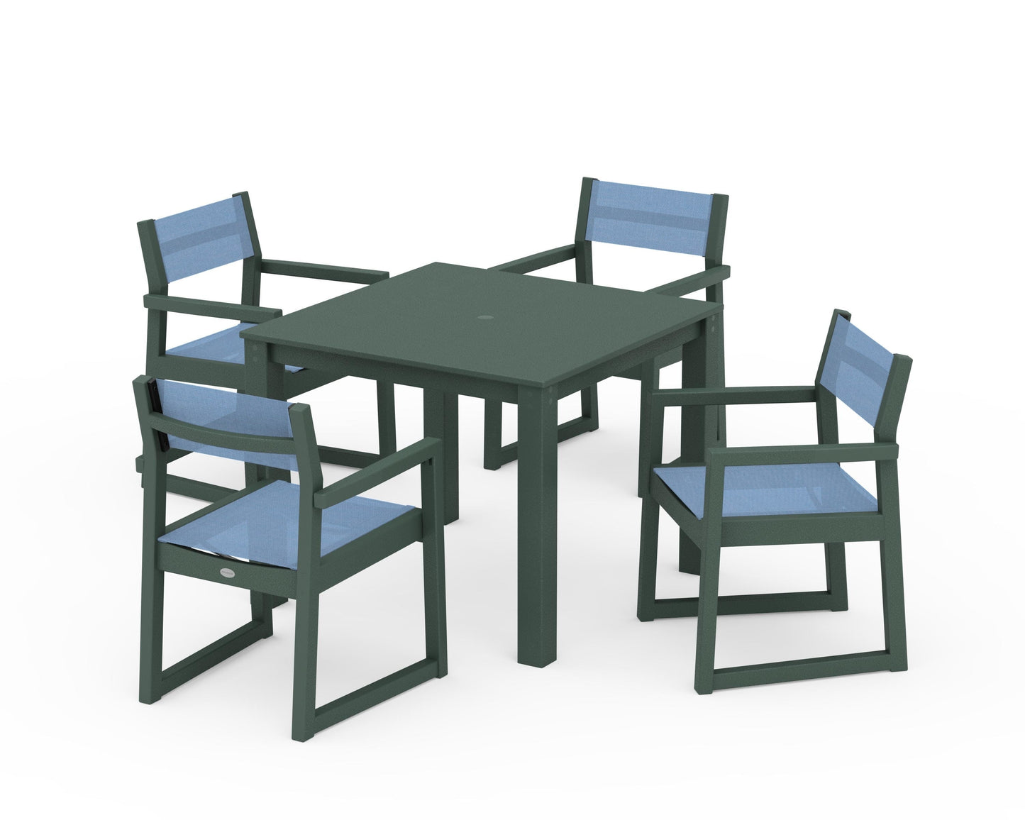 EDGE Sling Arm Chair 5-Piece Parsons Dining Set