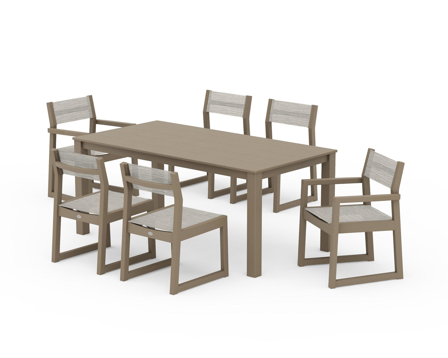 EDGE Sling 7-Piece Parsons Dining Set