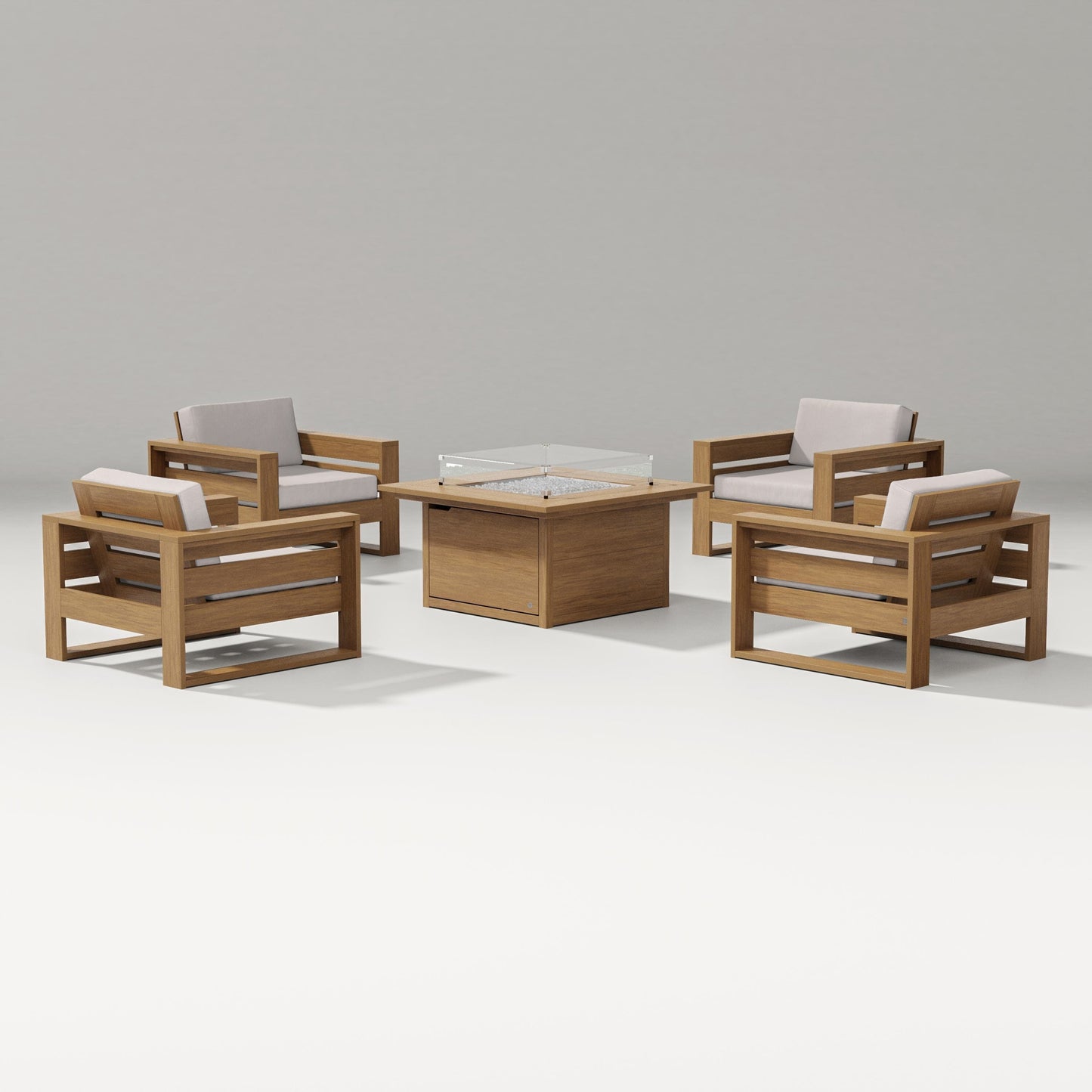Latitude 5-Piece Lounge Fire Table Set