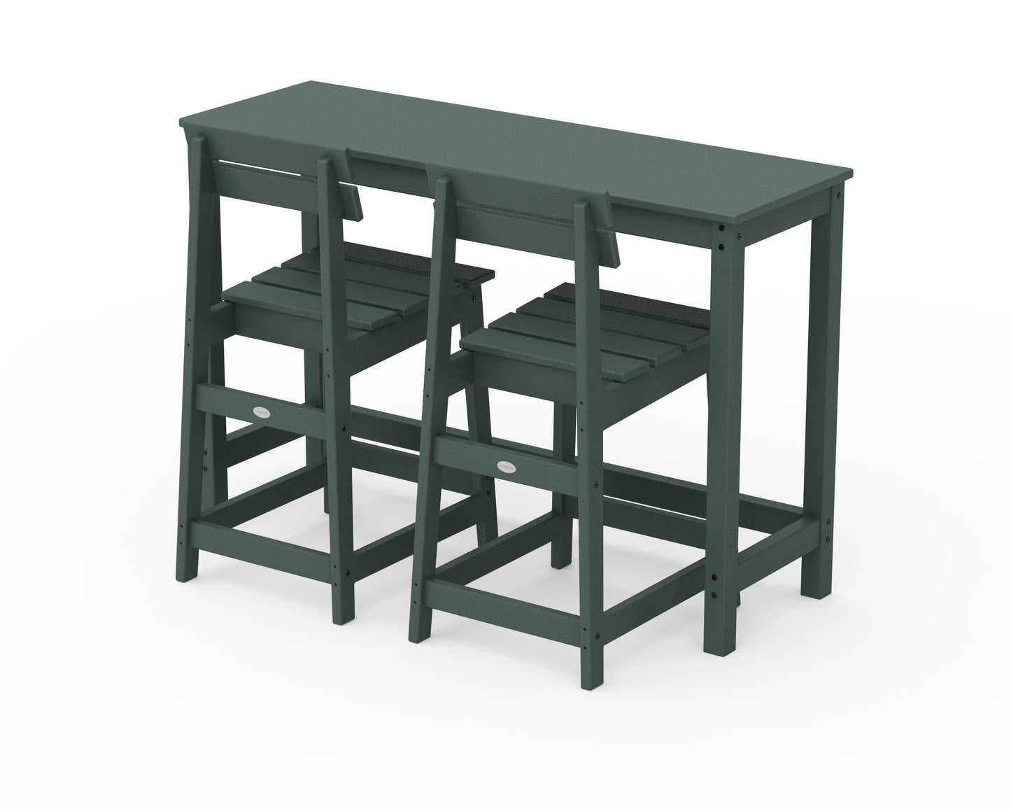 Modern Studio Plaza Counter Chair 3-Piece Balcony Set