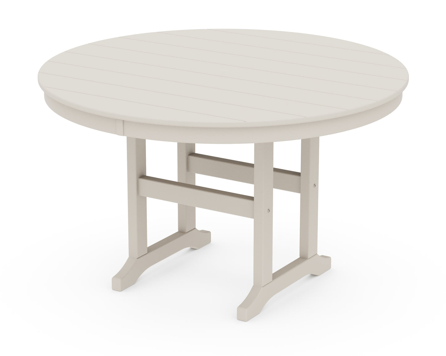 48" Round Farmhouse Dining Table