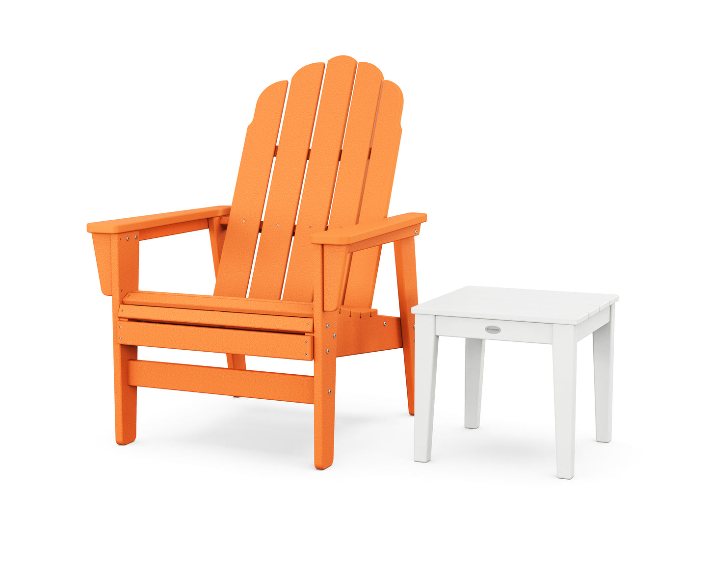 Vineyard Grand Upright Adirondack Chair with Side Table