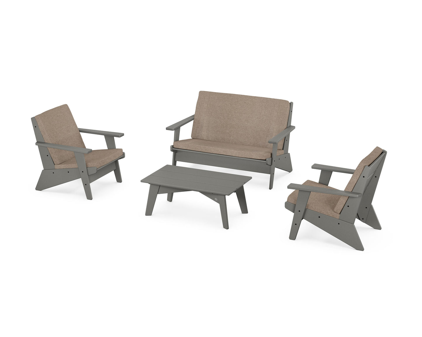 Riviera Modern Lounge 4-Piece Set