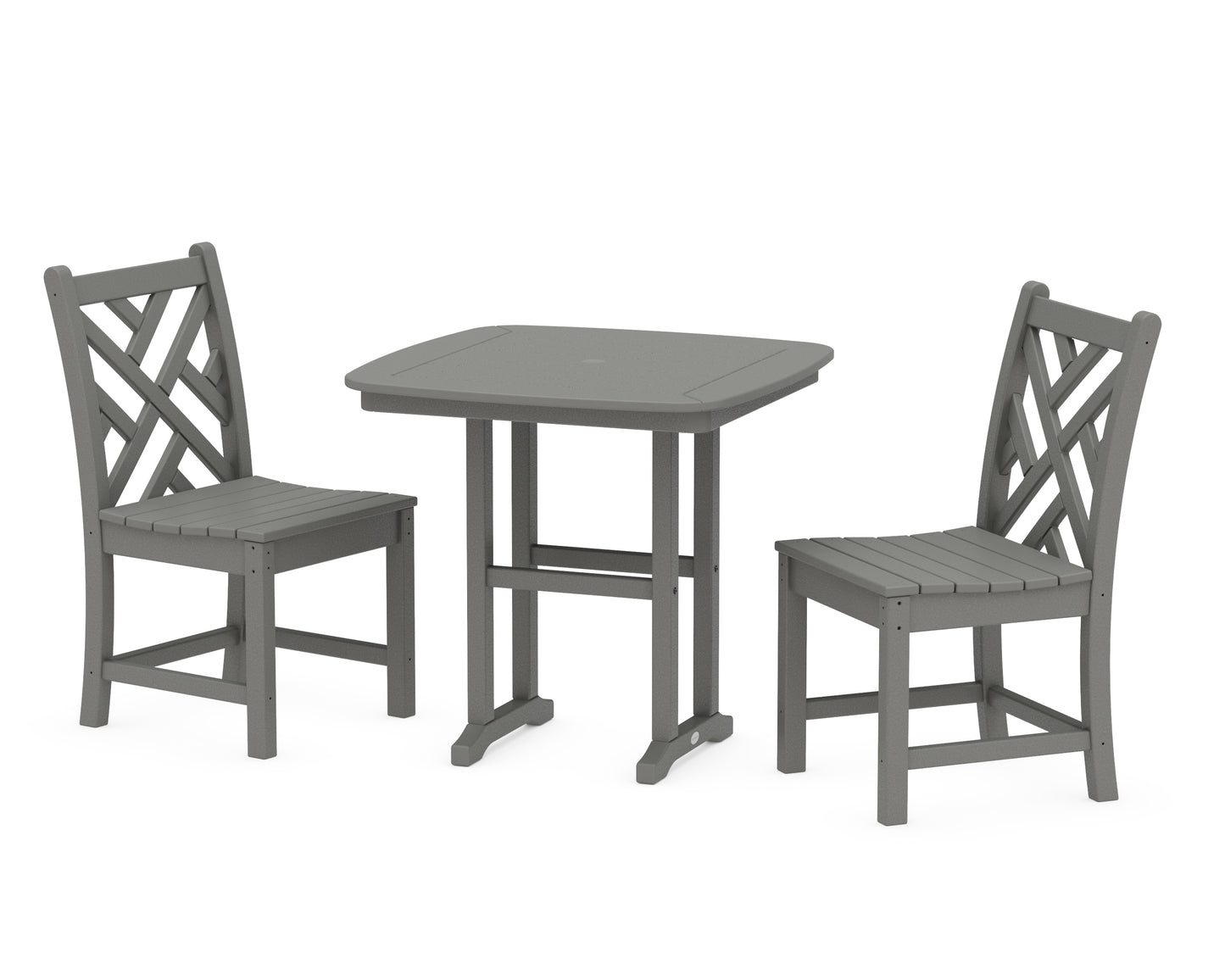 Chippendale Side Chair 3-Piece Dining Set