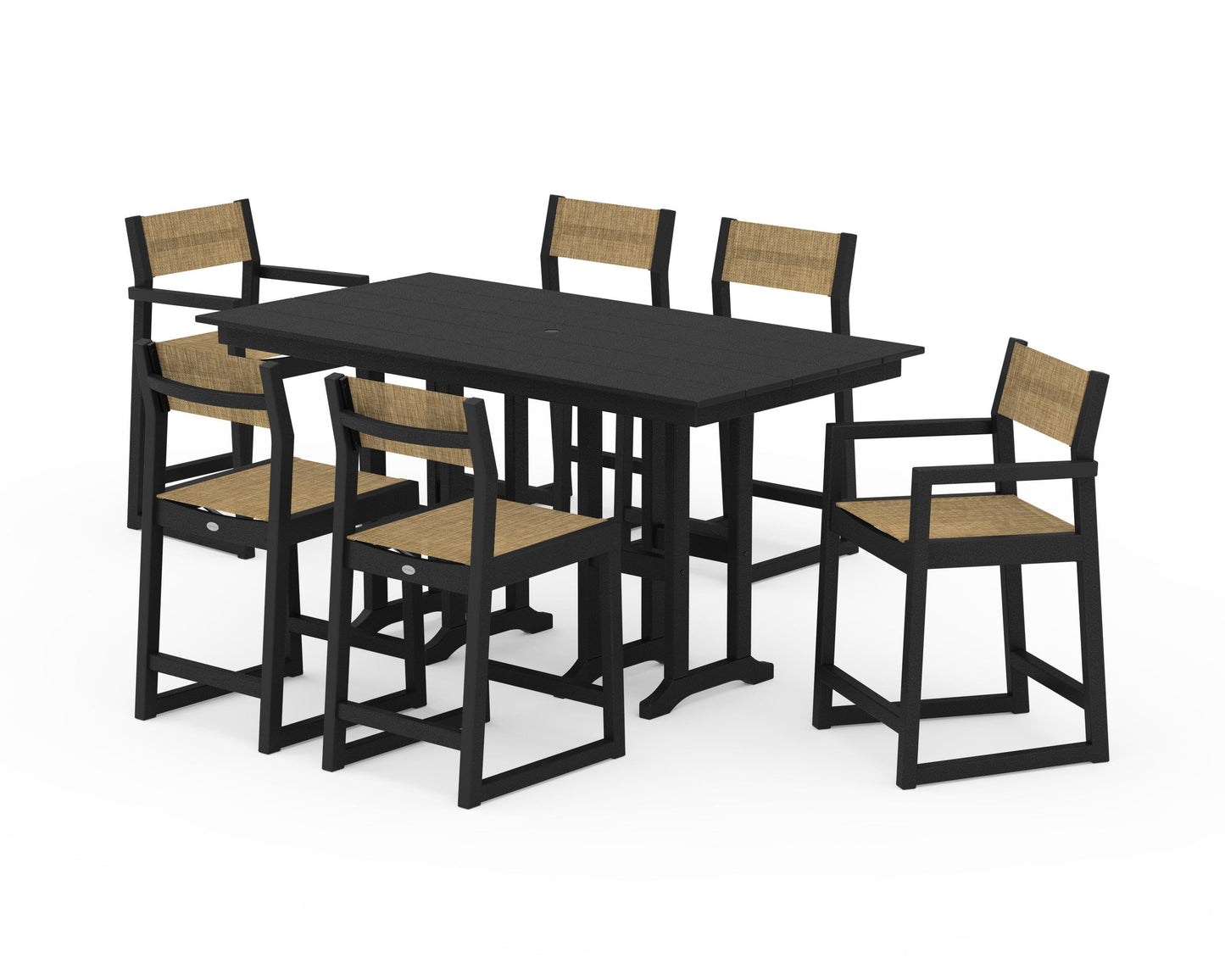 EDGE Sling 7-Piece Farmhouse Counter Set