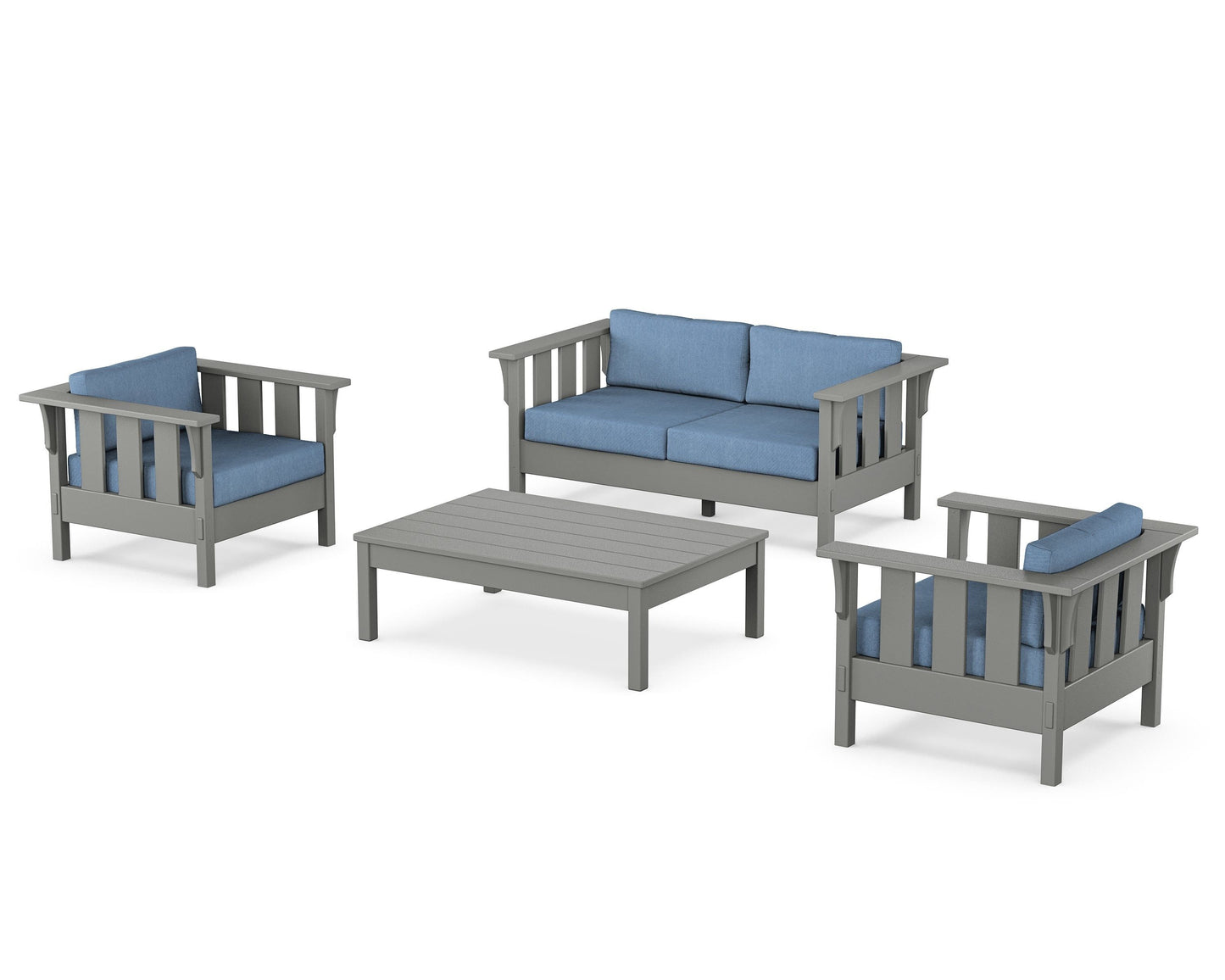 Acadia 4-Piece Deep Seating Set with Loveseat