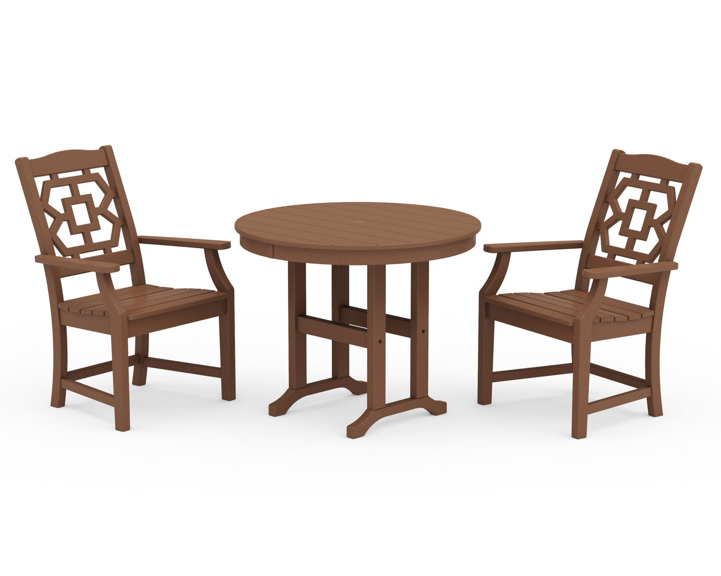 Chinoiserie 3-Piece Farmhouse Dining Set
