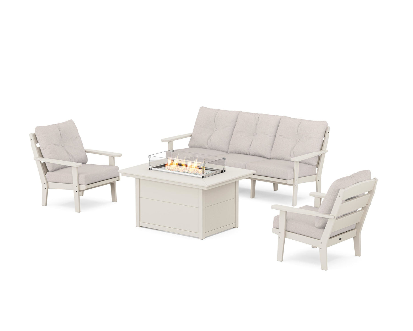 Lakeside Deep Seating Fire Pit Table Set