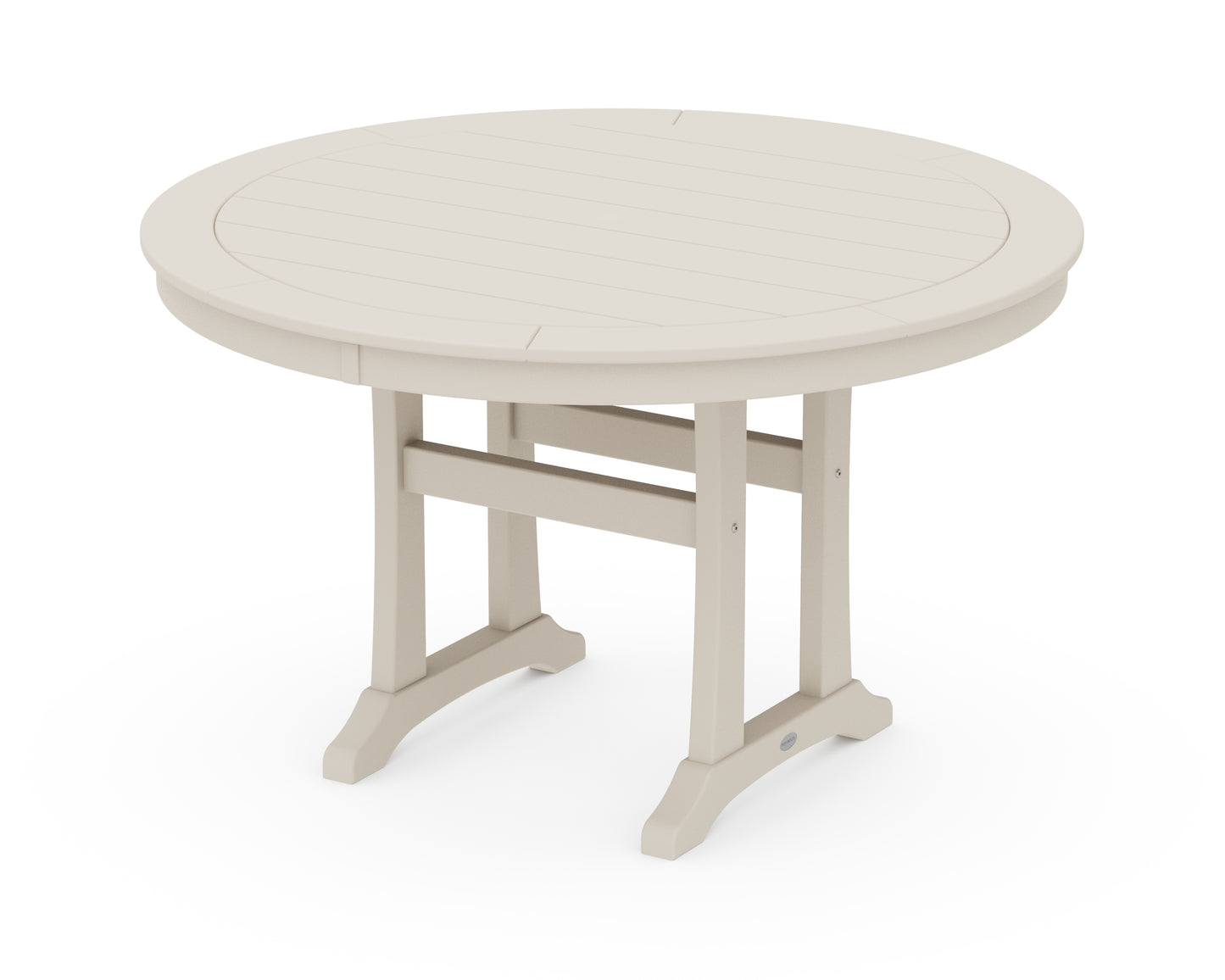 Nautical Trestle 48" Round Dining Table