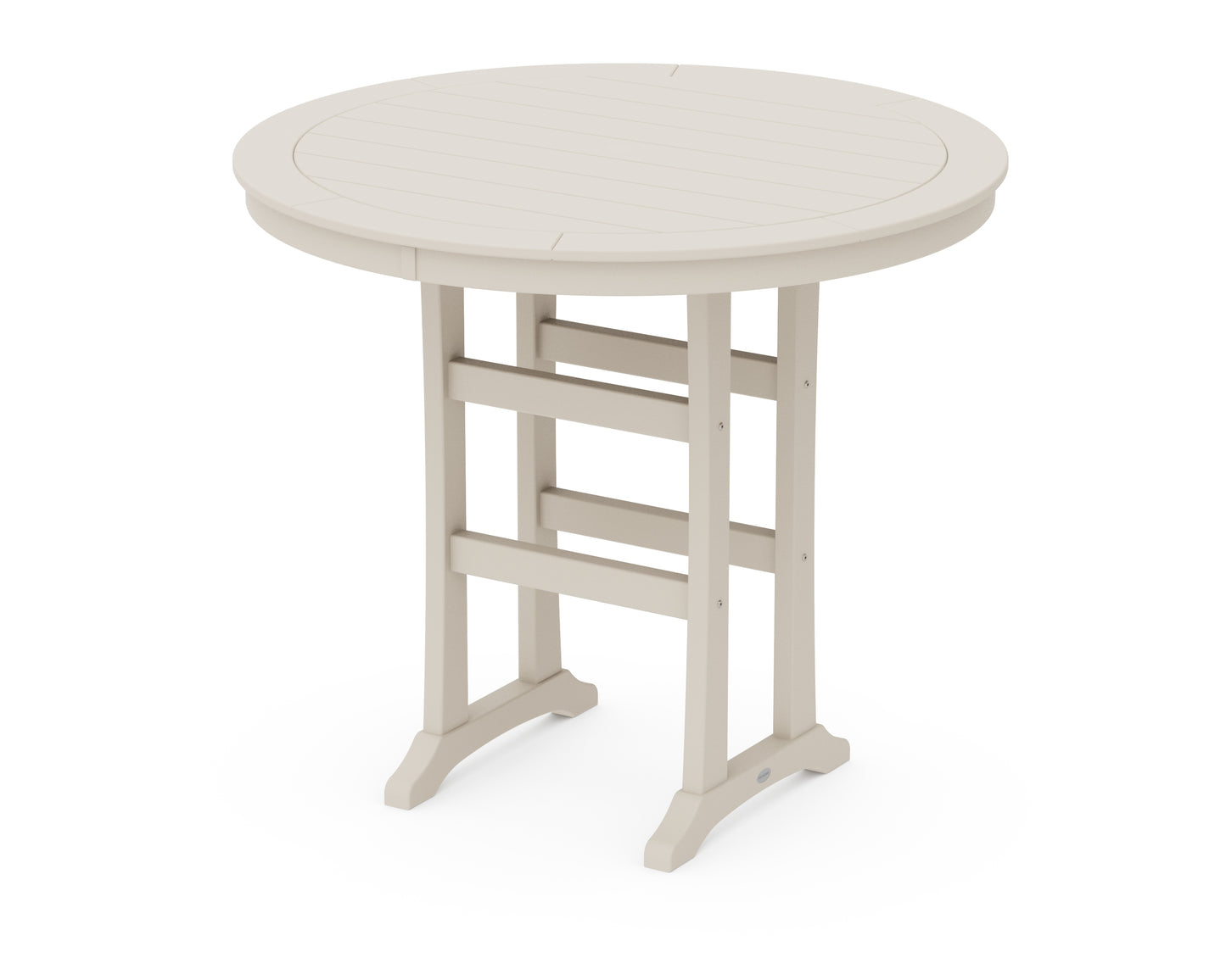 Nautical Trestle 48" Round Bar Table