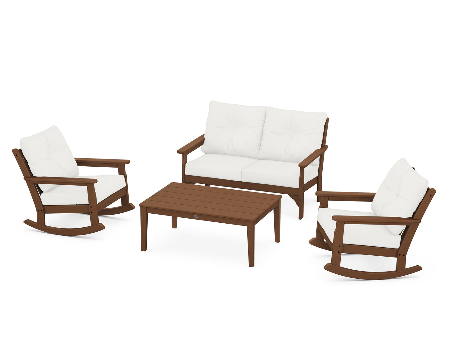 Vineyard 4-Piece Deep Seating Rocking Chair Set