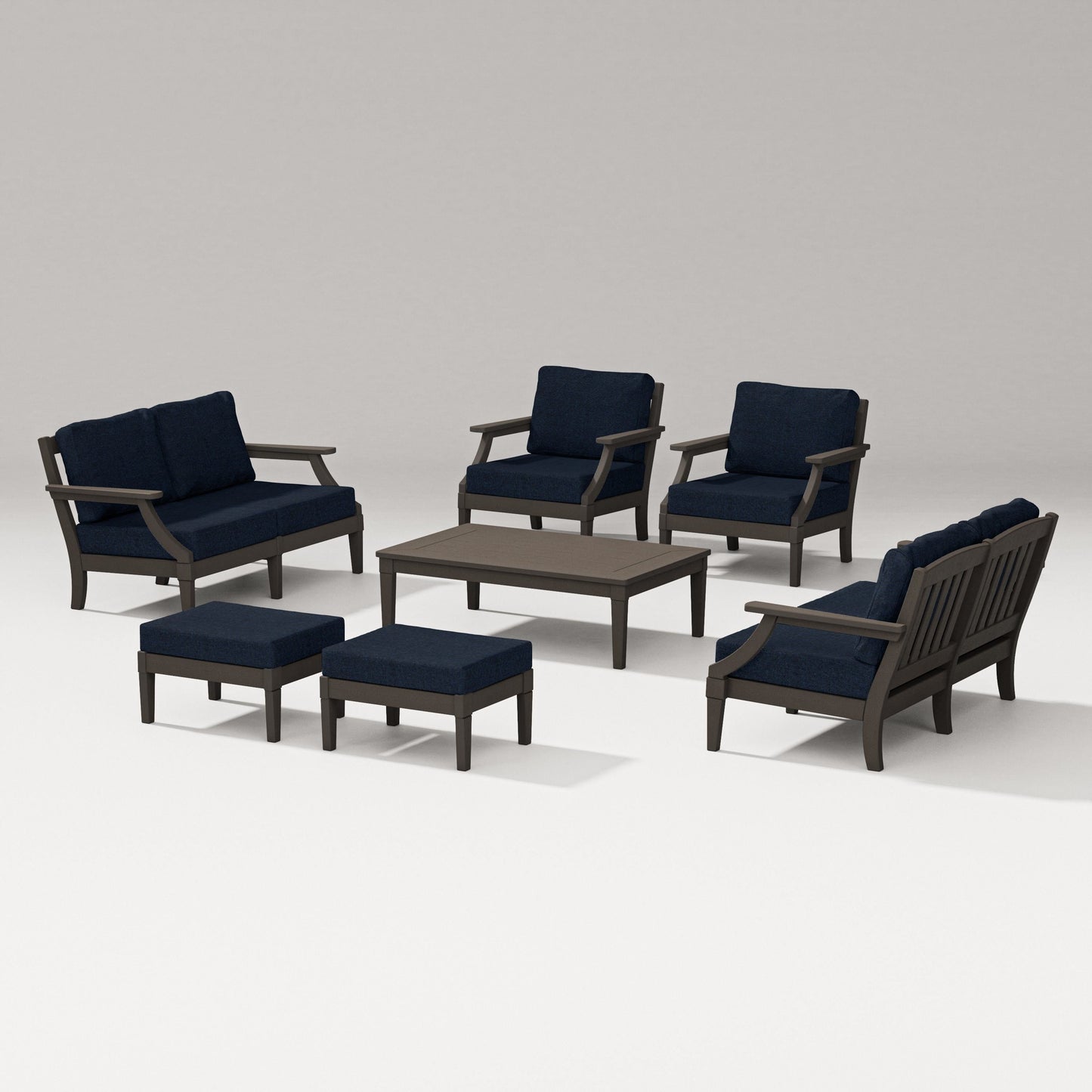 Estate 7-Piece Lounge Loveseat Set