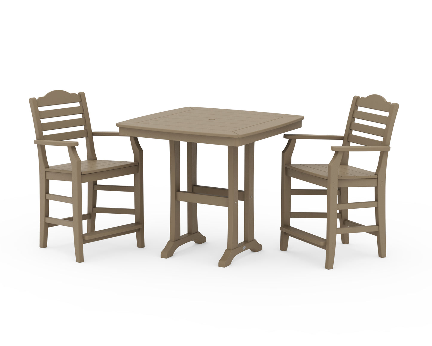 Savannah 3-Piece Counter Set with Trestle Legs