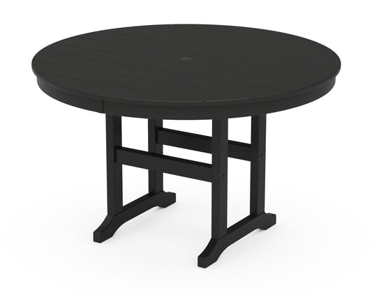 48" Round Farmhouse Dining Table